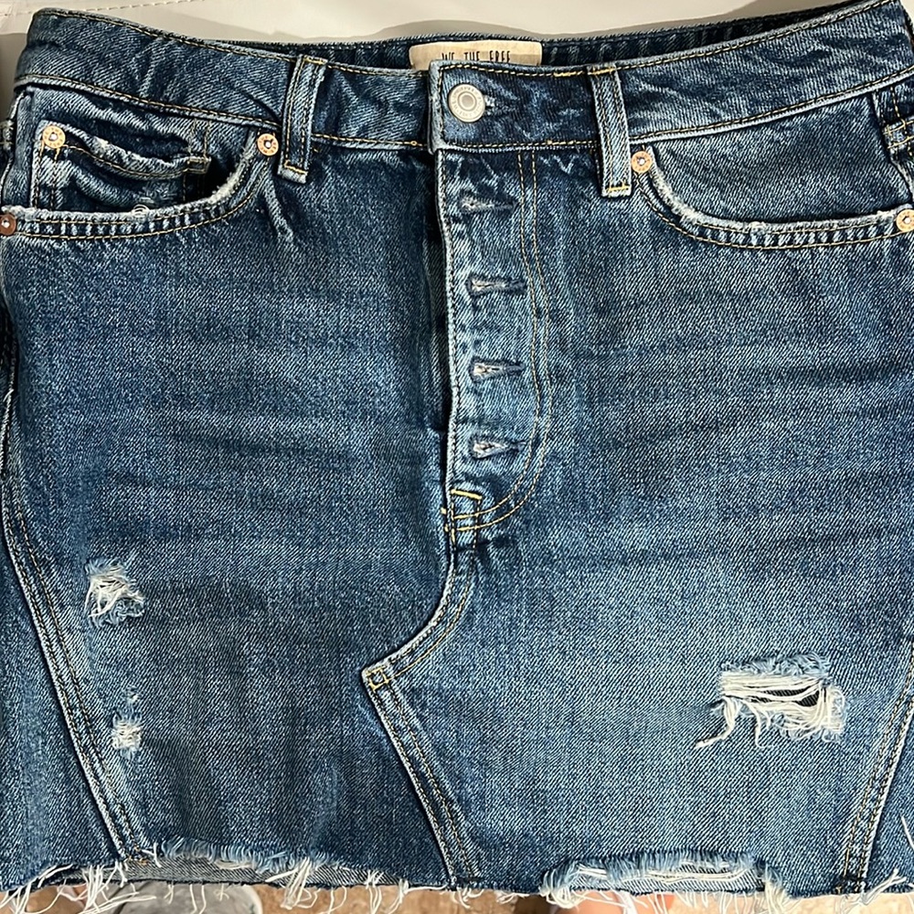 Mini Jean skirt